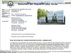 Sites similar to embassy-capeverde.de