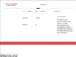 Sites similar to embassy-of-mozambique.de