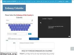 Sites similar to embassycolombo.com