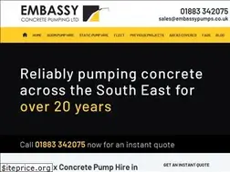 Sites similar to embassyconcretepumps.co.uk