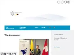 Sites similar to embassyecuador.ca