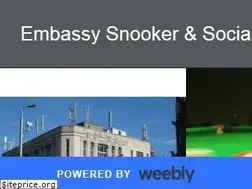 Sites similar to embassysnookersocialclub.weebly.com