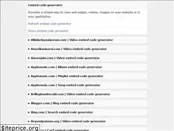 Sites similar to embedgenerator.blogspot.com