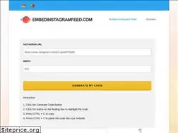 Sites similar to embedinstagramfeed.com