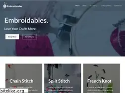 Sites similar to embroidables.com