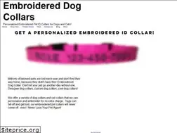 Sites similar to embroidered-dogcollars.com