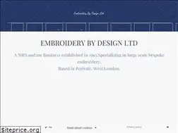 Sites similar to embroidery-by-design.co.uk