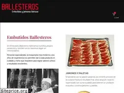 Sites similar to embutidosballesteros.es