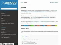 Sites similar to emcee.readthedocs.io