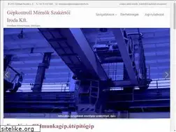 Sites similar to emelogepszakerto.hu