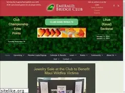 Sites similar to emeraldbridgeclub.net