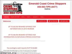 Sites similar to emeraldcoastcrimestoppers.com