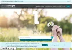 Sites similar to emeraldinsight.com