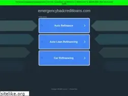 Sites similar to emergencybadcreditloans.com