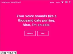 Sites similar to emergencycompliment.com