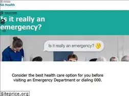 Sites similar to emergencydepartments.sa.gov.au