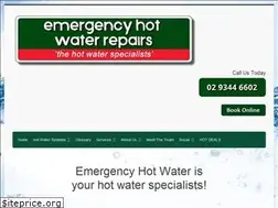 Sites similar to emergencyhotwaterrepairs.com.au