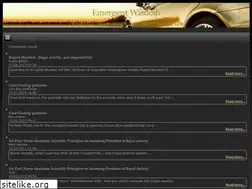 Sites similar to emergentwisdom.com