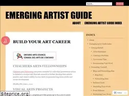 Sites similar to emergingartistguide.wordpress.com