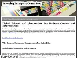 Sites similar to emergingenterprisecenterblog.com