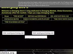 Sites similar to emerginggeos.blogspot.com