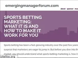 Sites similar to emergingmanagerforum.com