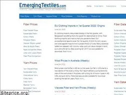 Sites similar to emergingtextiles.com