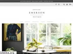 Sites similar to emersonboutique.com