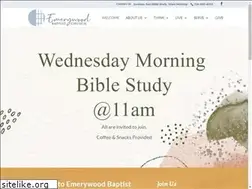 Sites similar to emerywoodbaptistchurch.com