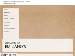 Sites similar to emilianosrestaurant.com