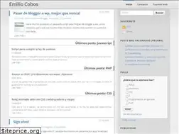 Sites similar to emiliocobos.net