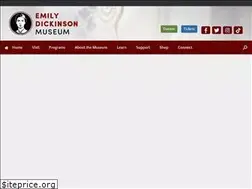 Sites similar to emilydickinsonmuseum.org