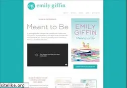 Sites similar to emilygiffin.com