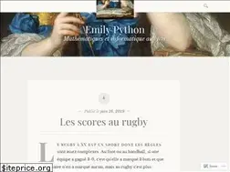 Sites similar to emilypython.wordpress.com