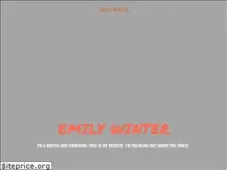 Sites similar to emilywintercomedy.com