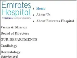 Sites similar to emirateshospital.ae