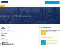 Sites similar to emiratesnbdsecurities.com