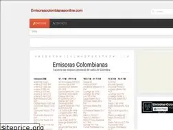 Sites similar to emisorascolombianasonline.com