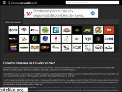 Sites similar to emisorasecuador.com
