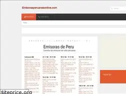 Sites similar to emisorasperuanasonline.com