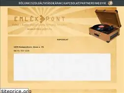 Sites similar to emlek-pont.hu