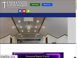 Sites similar to emmanuelbaptistdc.org