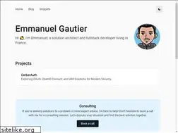 Sites similar to emmanuelgautier.com