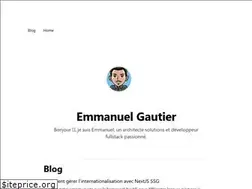 Sites similar to emmanuelgautier.fr
