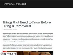 Sites similar to emmanueltransport.com.au