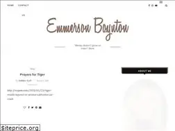 Sites similar to emmersonboynton.com