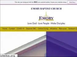 Sites similar to emorybaptist.org