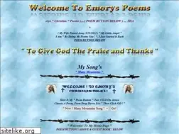 Sites similar to emoryspoems.com