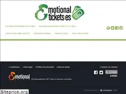 Sites similar to emotionaltickets.es