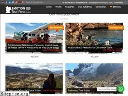 Sites similar to emotiontourperu.com